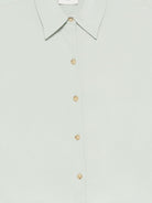 Camicia per donna Alyisi verde con chiusura a bottoni 165226 A5051 MENT ALYSI 