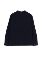 Camicia a maniche lunghe per bambino Paolo Pecora Kids blu con orlo dritto PP4041 BLU PAOLO PECORA KIDS 
