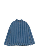 Giubbino per bambino Bobo Choses denim con design a righe B126AC122 411 BOBO CHOSES KIDS 