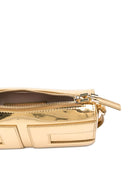Borsa a tracolla mini per bambina Elisabetta Franchi La Mia Bambina oro con logo EFBO114CTV132 2165 ElISABETTA FRANCHI KIDS 
