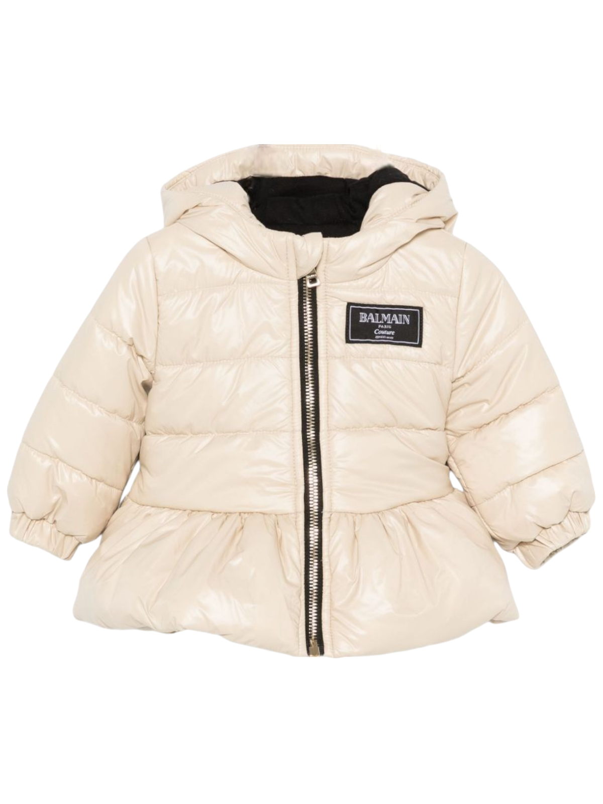 Giubbini per neonata Balmain Kids beige con cappuccio BX2010 N0013 107NE BALMAIN KIDS 