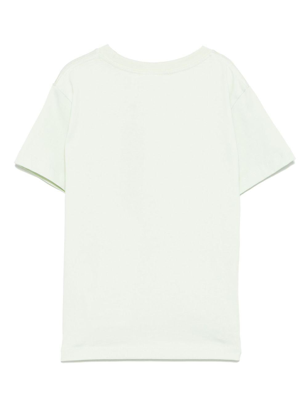 T-shirt per bambino Molo Rame verde con stampa grafica 1S25A212 3869 MOLO KIDS 