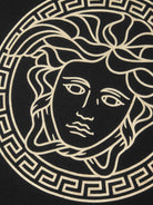 T-shirt per bambini Versace Kids nera con testa di Medusa 10002391A11718 2B130 VERSACE KIDS 