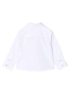 Camicia per neonato Emporio Armani Kids bianca con logo 8NHC01 4NGDZ 0100 EMPORIO ARMANI KIDS 