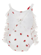 Costume per neonata Monnalisa bianco con spalline regolabili 39G027 7096NB 9944 MONNALISA KIDS 