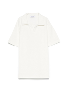 Polo per bambino Paolo Pecora Kids bianco in maglia con effetto raschel PP4038 GESSO PAOLO PECORA KIDS 