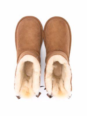Stivali Bailey Bow II per bambina Ugg Kids marrone con dettaglio in shearling 1017397K CHE UGG KIDS 