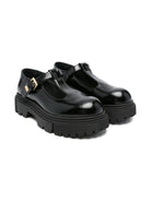 Sneakers per bambina Elisabetta Franchi La Mia Bambina nere con cinturino a T F4A3E04101259 930 ElISABETTA FRANCHI 