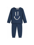 Pigiama per bambino Molo Kids blu con motivo smiley 6W26R503 2482 MOLO KIDS 