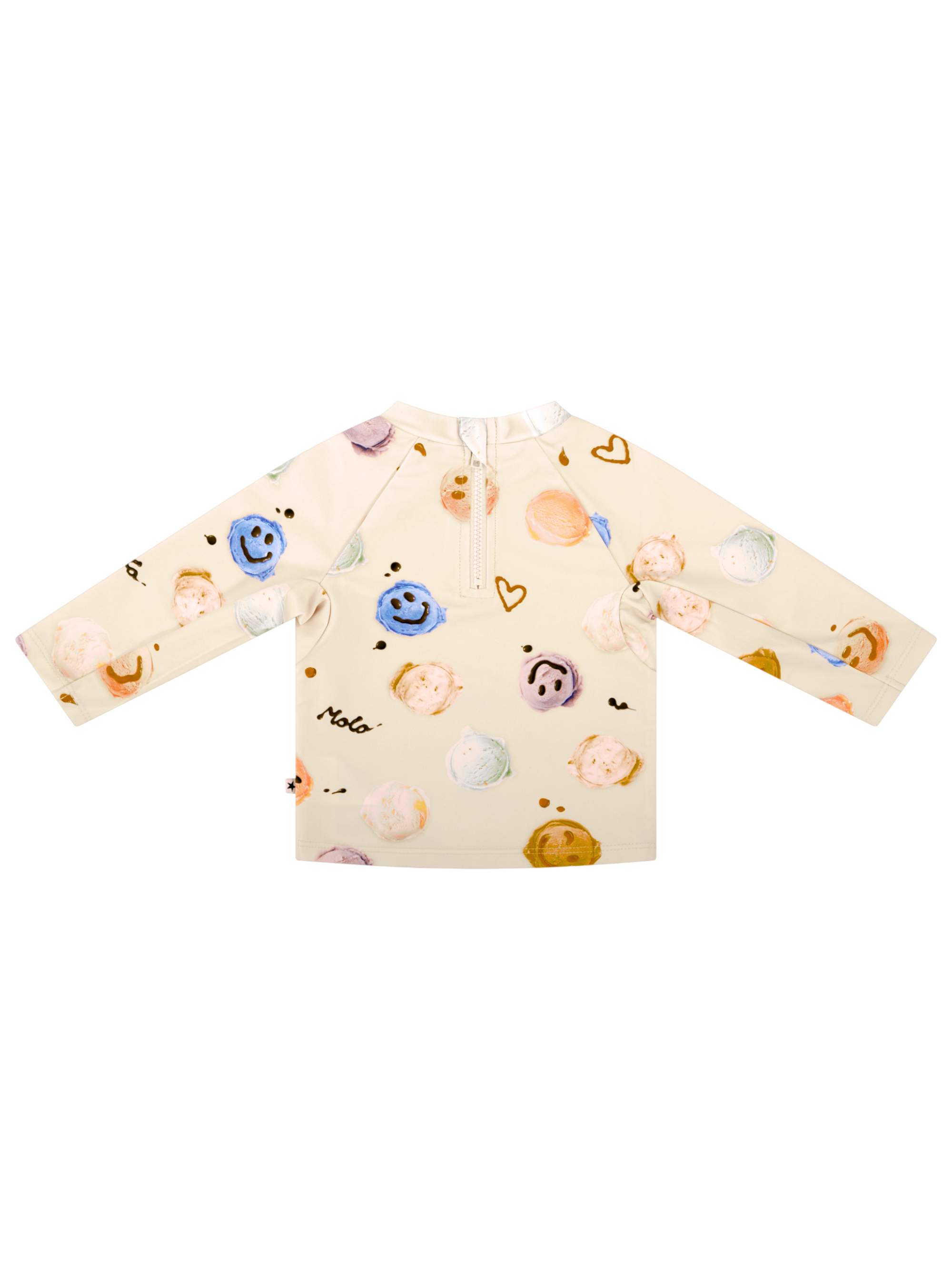 Costume per neonata Molo beige con stampa all-over 8S26P203 9502 MOLO KIDS 