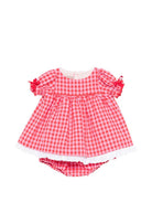 Abito per neonata La Stupenderia rosso con bordo in pizzo 2TBCT62 Y52 LA STUPENDERIA KIDS 
