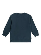 Felpa per bambino Stella McCartney Kids blu con stampa mostro TX4Q50 Z0453 633 STELLA McCARTNEY KIDS 