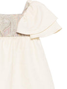 Abito per bambina Etro Kids bianco con stampa paisley GY1A31 I0308 105 ETRO KIDS 