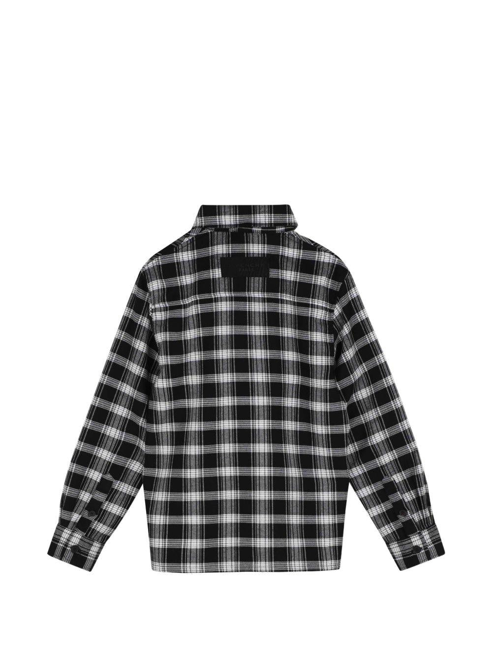 Camicia per bambino Givenchy Kids multicolore con design a quadri H31393 N70 GIVENCHY KIDS 