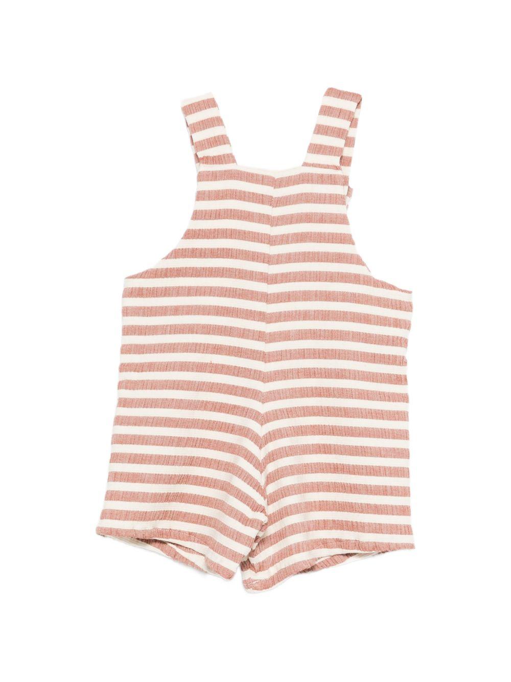 Salopette per neonato Donsje multicolor con design a righe 4116300 S0001 DONSJE KIDS 