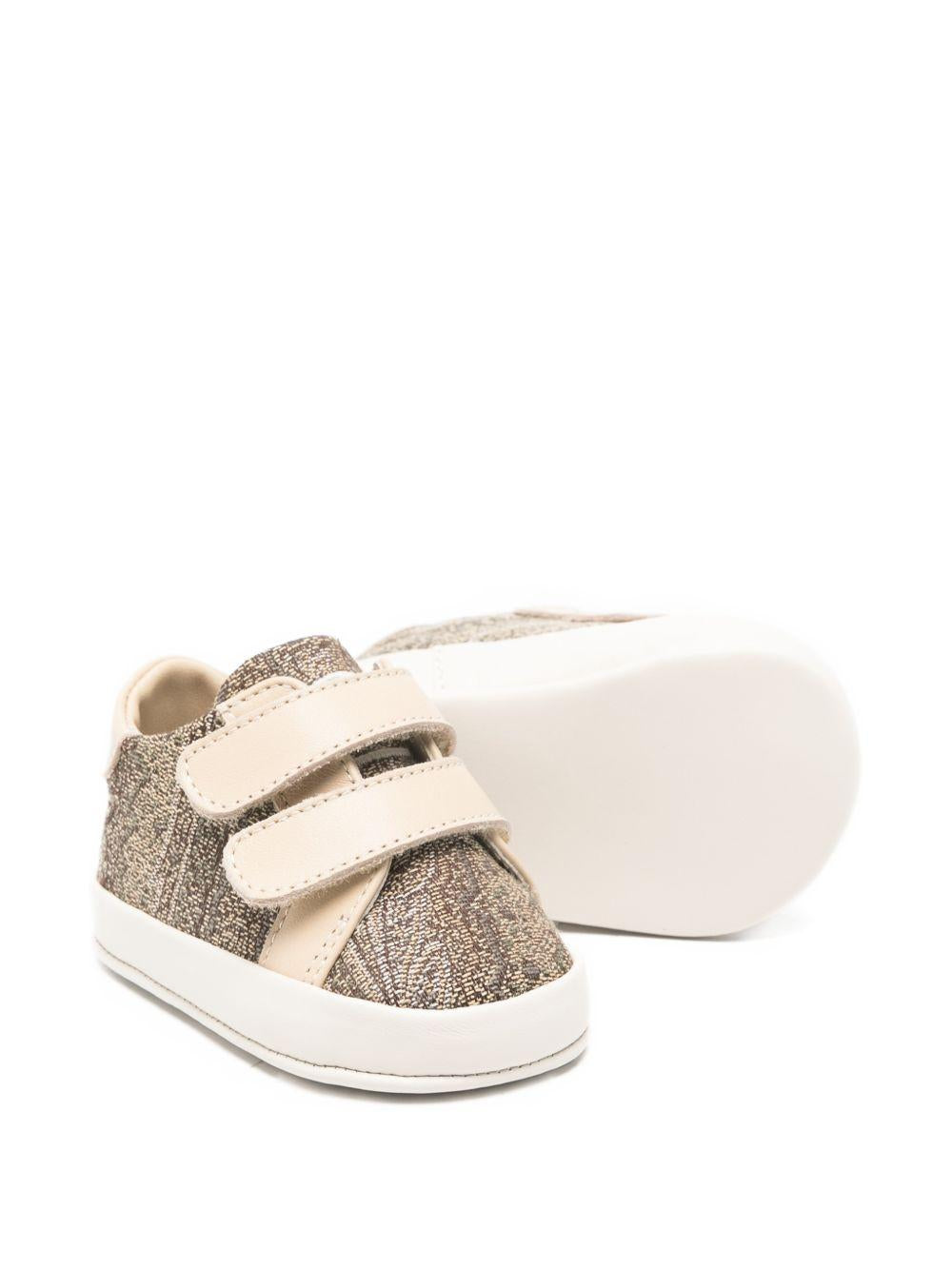 Sneakers per neonato Etro Kids beige con chiusura a strappi GY0546 U0264 311 ETRO KIDS 