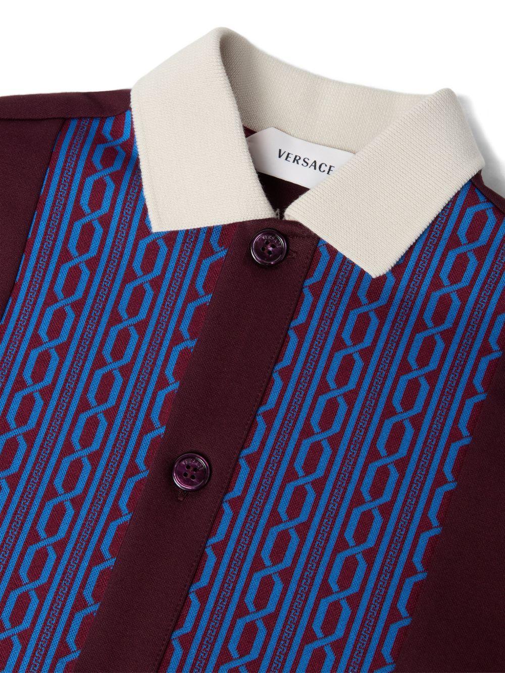 Camicia per bambino Versace Kids bordeaux con ricamo 10249391A18115 2RH20 VERSACE KIDS 