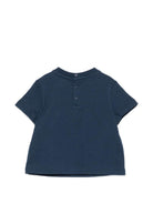 T-shirt per neonato Emporio Armani Kids blu con stampa grafica pallina da tennis EB001081 AF14503 UB096 EMPORIO ARMANI KIDS 