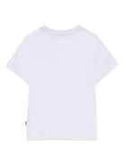 T-shirt per neonato Boss Kids bianca con stampa grafica sul davanti J52890 10P BOSS KIDS 