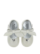 Ballerine per bambina Monnalisa Kids bianche con applicazione fiocco 83H000 8777 0001 MONNALISA KIDS 