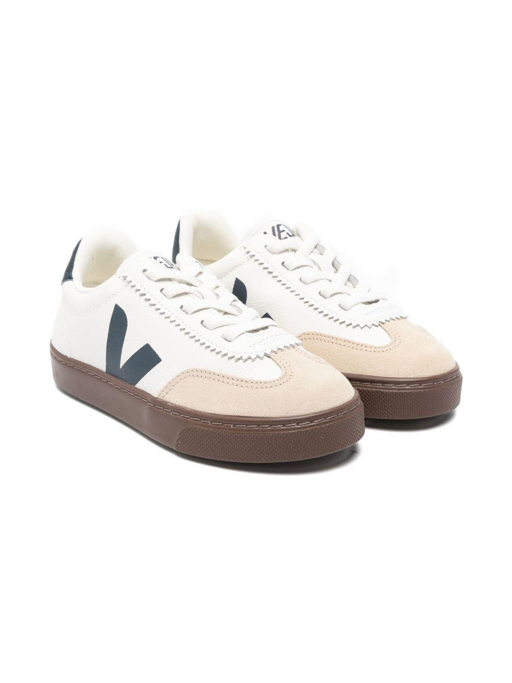 Sneakers per bambini Veja Kids bianca con dettagli a inserti SY2021013 WHITE NAUTICO BARK VEJA KIDS 