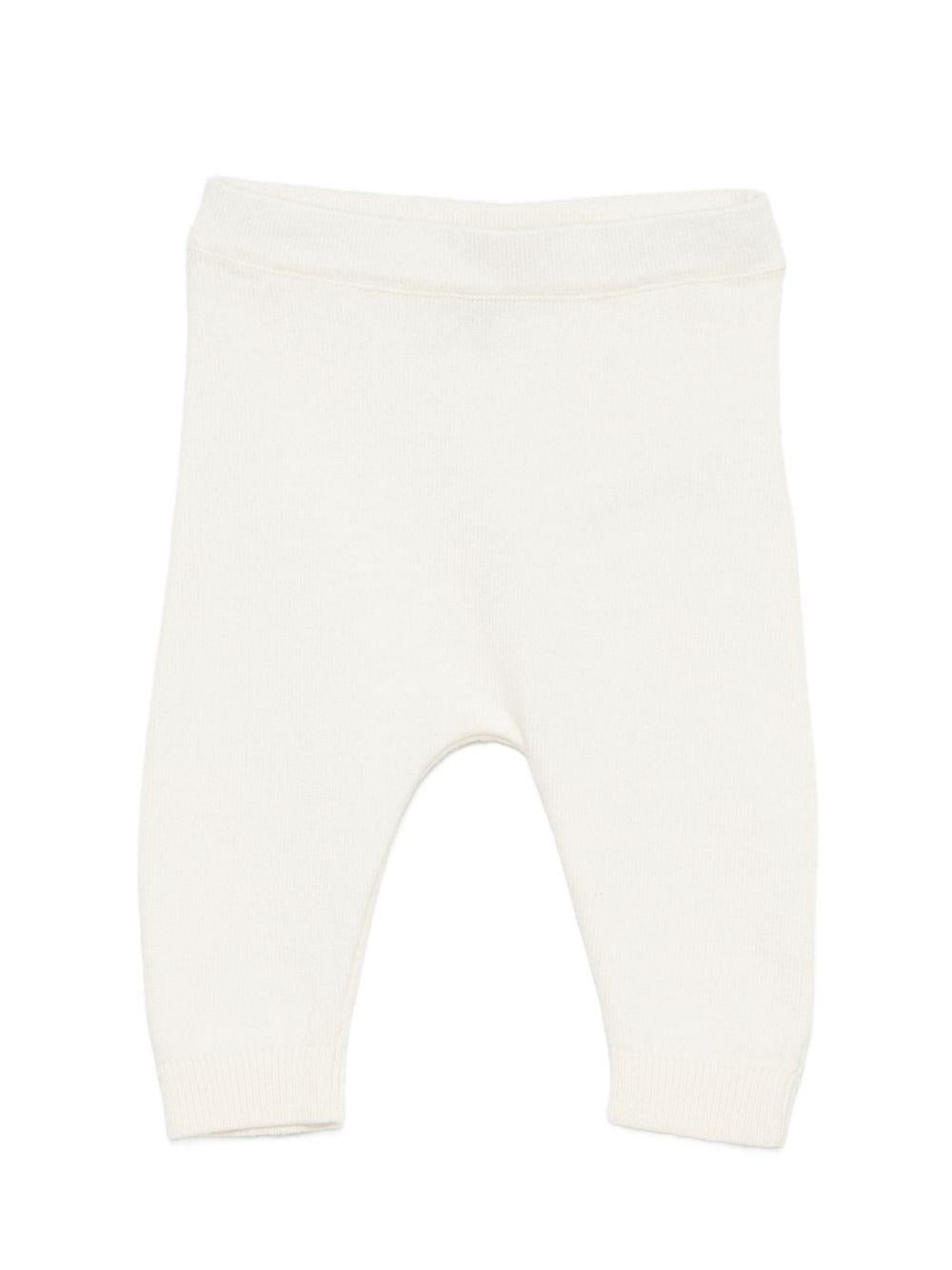 Set maglione e pantaloni per neonati Petit Bateau bianco con motivo cuccioli A0GIW 02 PETIT BATEAU KIDS 