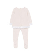 Set maglioncino e pantaloni per neonati Paz Rodriguez beige con dettagli a pois 103L-123492 7901 PaZ RODRIGUEZ KIDS 