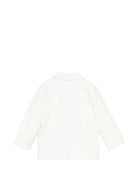Blazer per neonato Trussardi Junior beige con logo ricamato sul davanti TIP26054GC BEIGE N.E. TRUSSARDI KIDS 