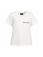 T-shirt per bambino Fay Kids bianca con taschino sul petto FY8P51 Z3708 101 FAY KIDS 