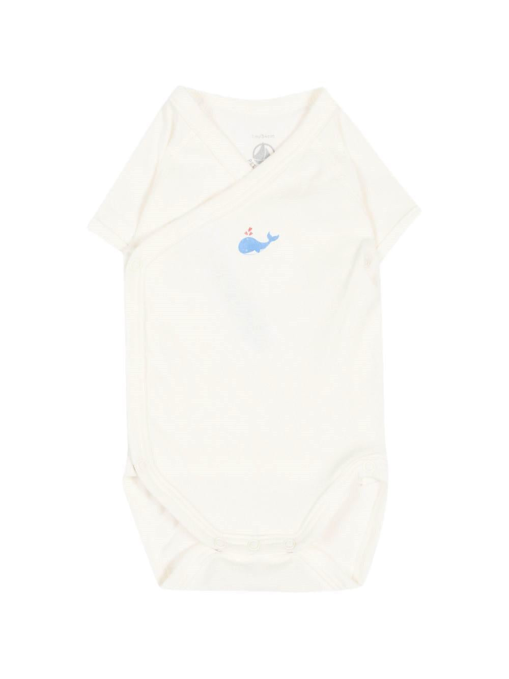 Set di tre body per neonato Petit Bateau multicolore con stampa balene A0GHM 00 PETIT BATEAU KIDS 