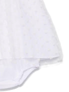 Abito per neonata Bonpoint nuage bianco con rifinitura con ruches S05XDRW00007 000 BONPOINT 