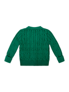 Cardigan per neonato Polo Ralph Lauren Kids verde con scollo a V 320925717 500 Ralph Lauren kids 