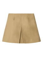 Gonna per bambina Burberry Kids beige con spacco posteriore 8117160 B9719 BURBERRY KIDS 