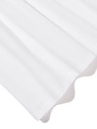 Abito da bambina Moschino Kids bianco con ricamo a fiori HDV0HQLFA06 10101 MOSCHINO KIDS 