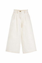 Jeans per bambina Philosophy di Lorenzo Serafini Kids bianchi con dettaglio logo I9G407 7091 0002 PHILOSOPHY KIDS 