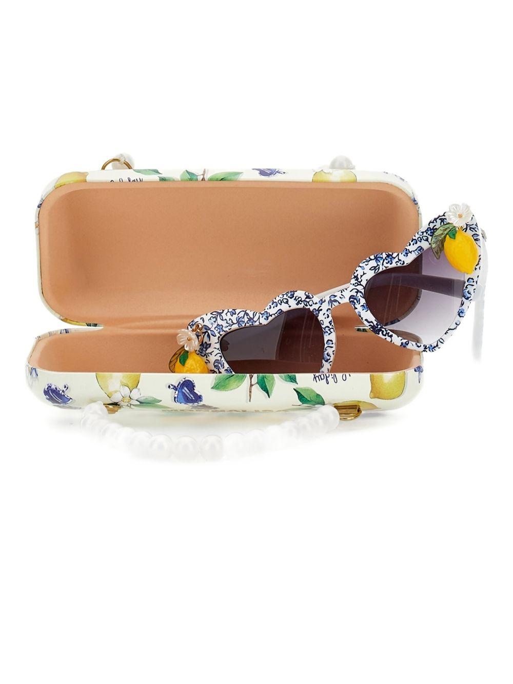 Occhiali da sole per bambina Monnalisa multicolore con ciondoli limoni 19G022 7072 1456 MONNALISA 