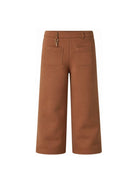 Pantaloni per bambina Chloé Kids marrone con dettaglio lucchetto C21264 31F CHLOE' KIDS 