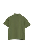 Polo per bambino Etro Kids verde con logo applicato GY8P01 Z0022 721 ETRO KIDS 