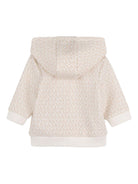 Tuta sportiva per neonata Michael Kors Kids bianco con stampa logo all-over R30548 190 MICHAEL KORS KIDS 