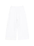 Pantaloni per bambina Douuod Kids bianchi con gamba larga DY6A80 J0371 100 DOUUOD KIDS 
