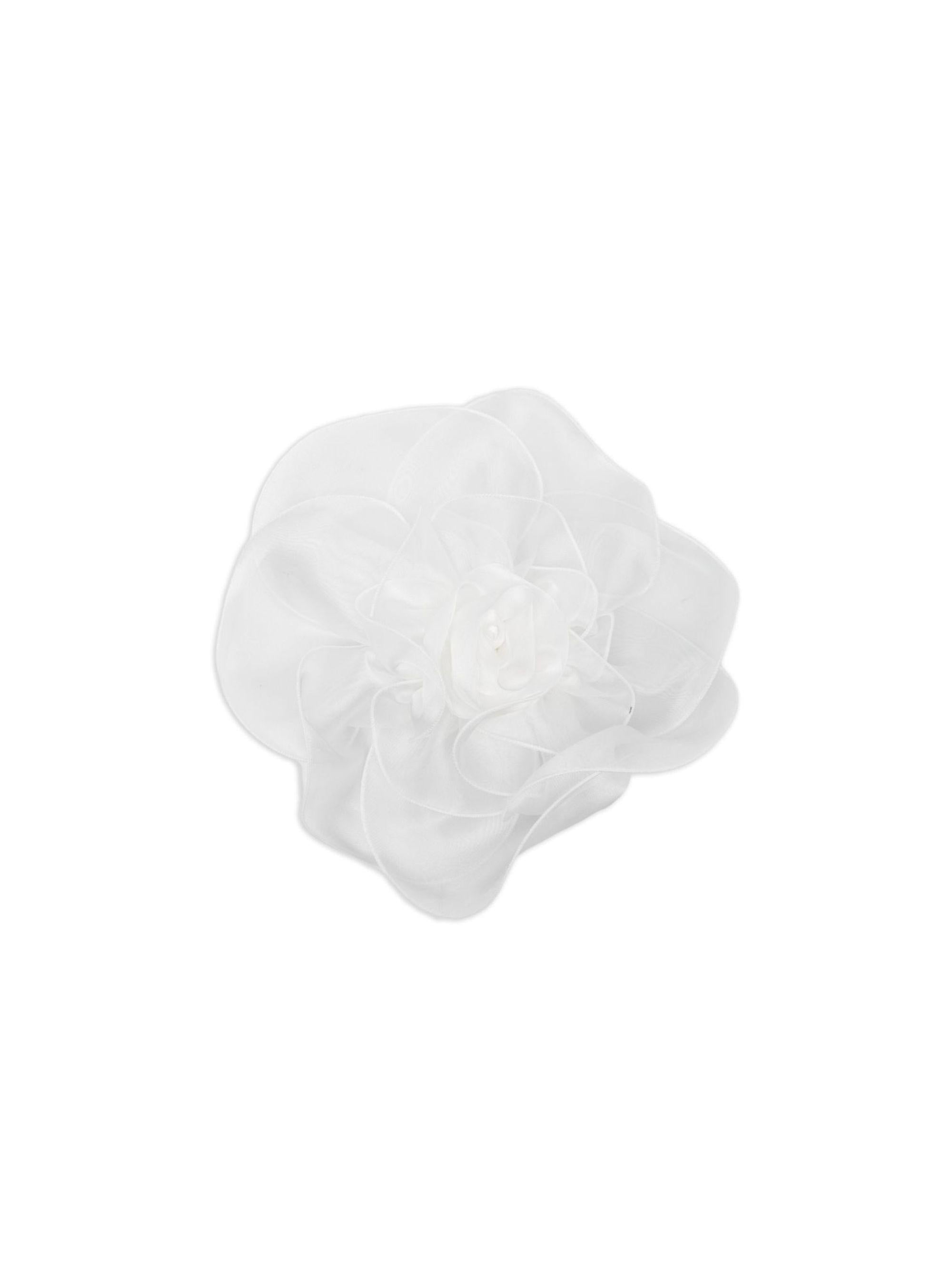 Fermaglio per capelli per bambina Colorichiari bianco con design a fiore FL938464 AF764 20 COLORICHIARI KIDS 
