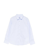 Camicia per bambino Paolo Pecora Kids azzurra a maniche lunghe PP4225 AZZURRO PAOLO PECORA KIDS 
