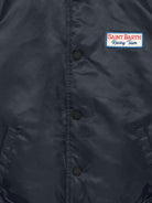 Giacca per bambino MC2 Saint Barth Kids x Peanuts Wells Jr. blu con toppa logo WEL001 00062I MC2 ST. BARTH KIDS 