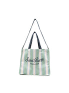 Borsa tote Essential Bag N MC2 Saint Barth multicolore con design a righe EBAGN007 09420L MC2 ST. BARTH KIDS 