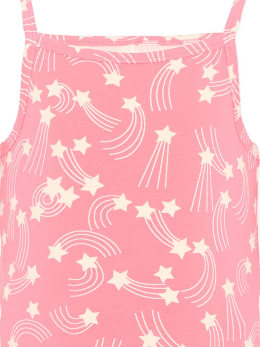Top per bambina Mini Rodini rosa con stamp a stelle 26220148 PINK MINI RODINI KIDS 