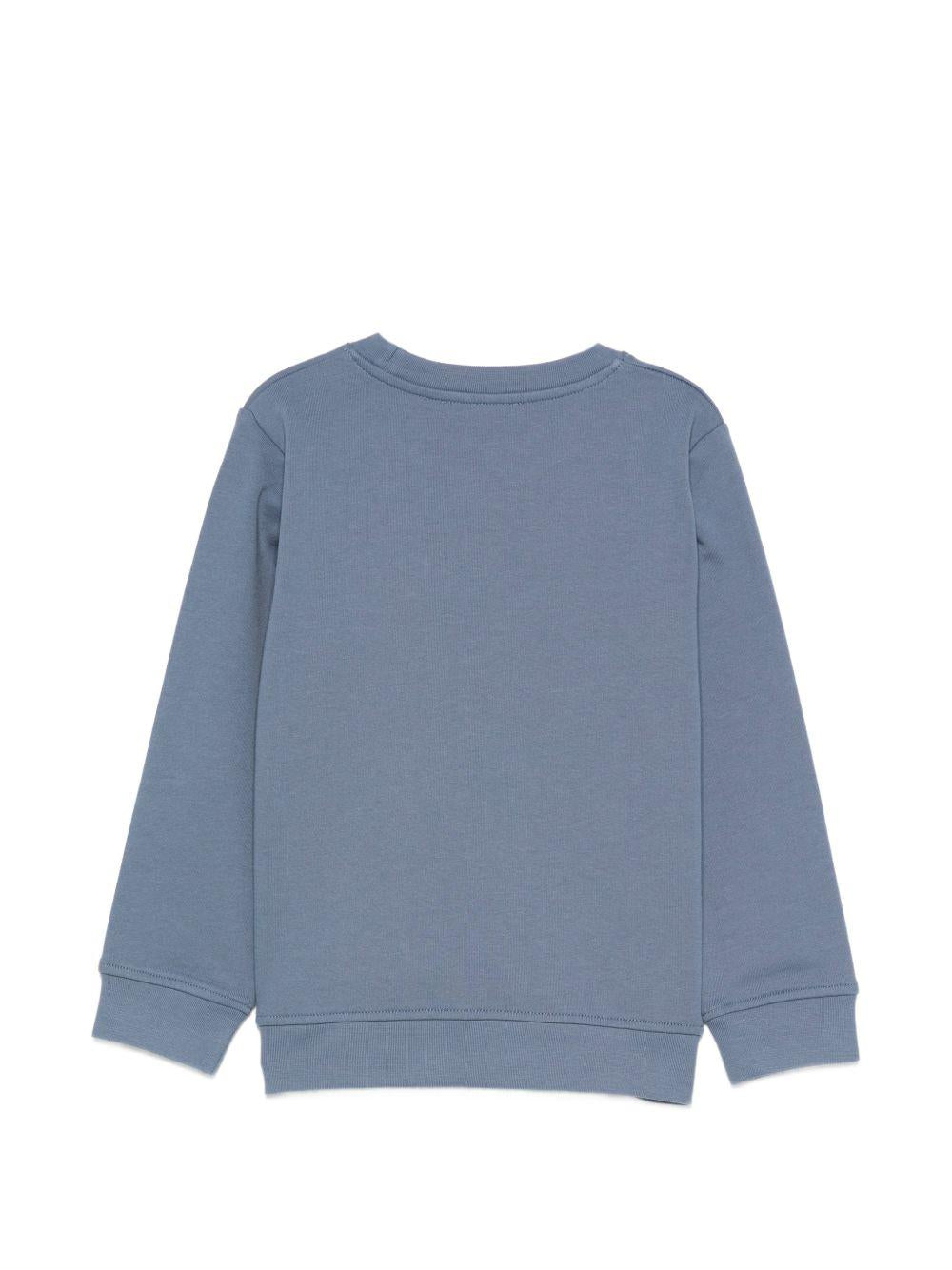 Felpa per bambino Stella McCartney Kids blu con stampa grafica balena TY4Q00 Z3409 61B STELLA McCARTNEY KIDS 