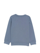 Felpa per bambino Stella McCartney Kids blu con stampa grafica balena TY4Q00 Z3409 61B STELLA McCARTNEY KIDS 