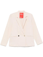 Blazer per donna Merci rosa con design doppiopetto G309U POWDER MERCI 