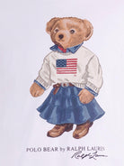 T-shirt per bambina Polo Ralph Lauren Kids bianca con stampa orsetto sul davanti 312A98403 001 Ralph Lauren kids 