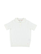 T-shirt per bambina Bonpoint bianca con ruches S06GJUK00002 003 BONPOINT KIDS 